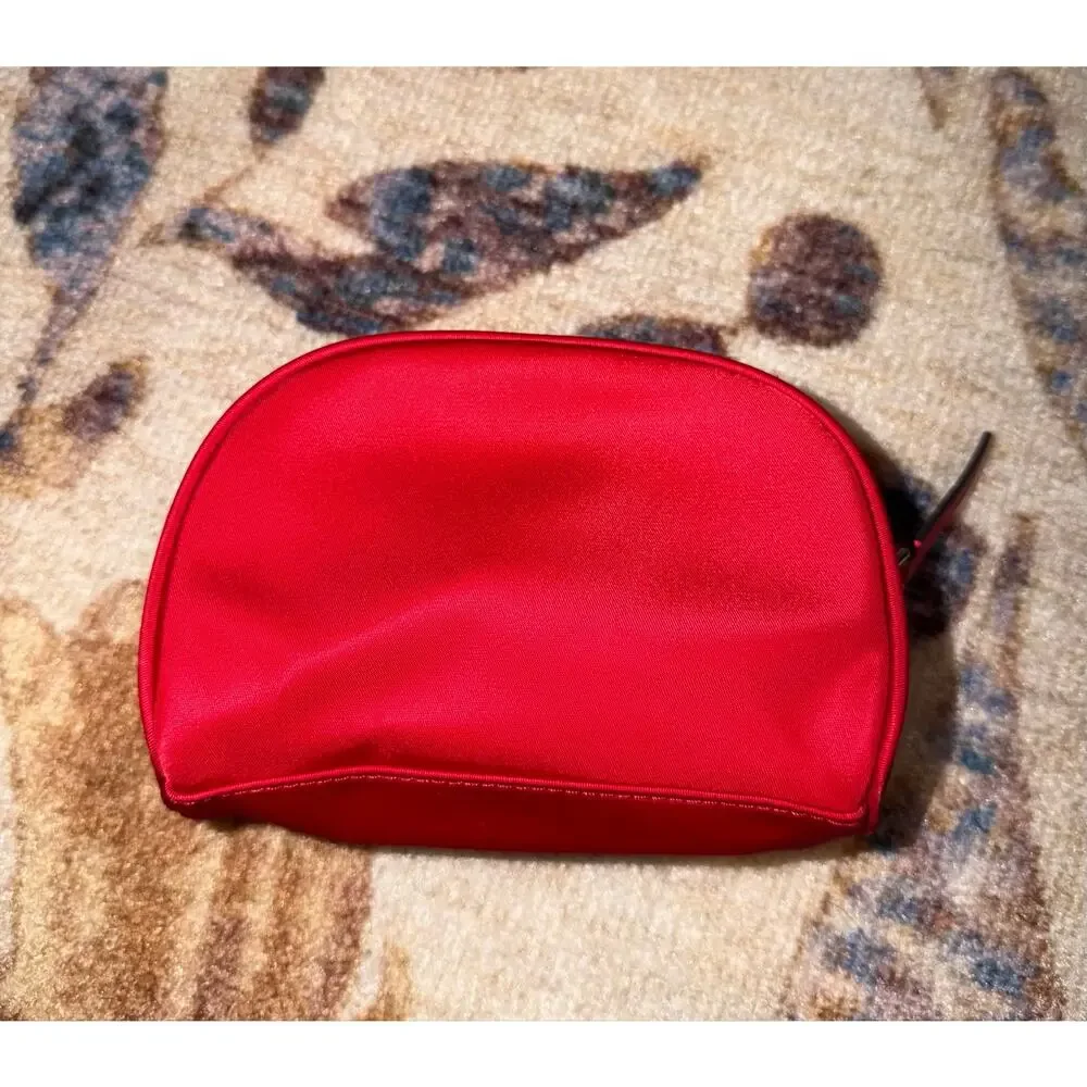 Kate Spade Red Nylon Cosmetic & Travel Pouch